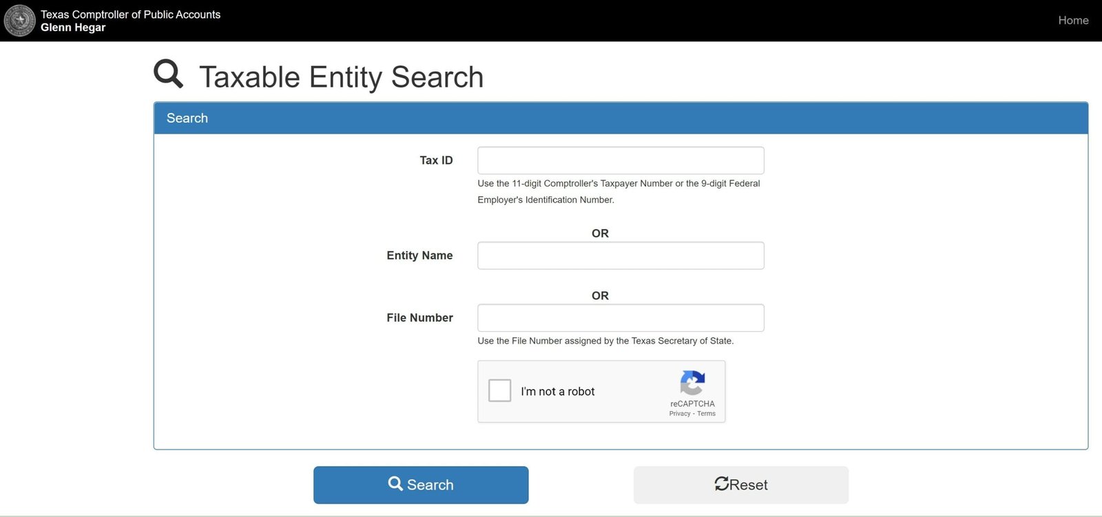 Texas business name search page scaled