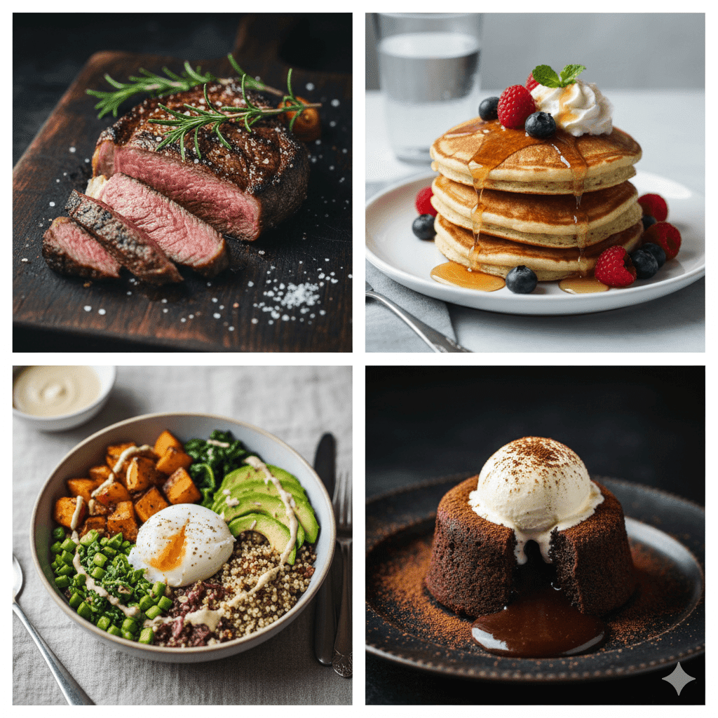 Food Photography, Pancakes and Dessert