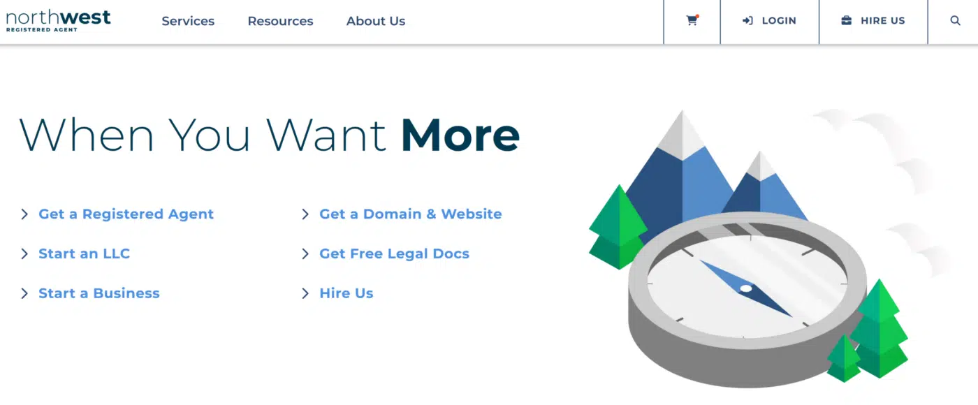 Northwest Registered Agent Homepage 2024