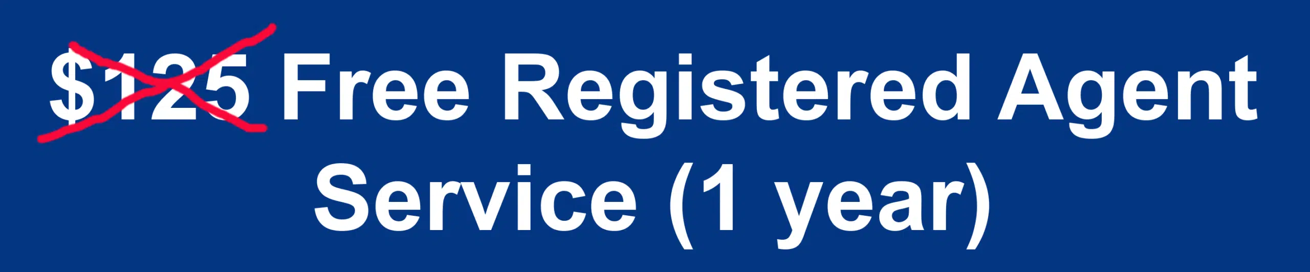 Registered Agent Service Free 1 Year With LLC Formation