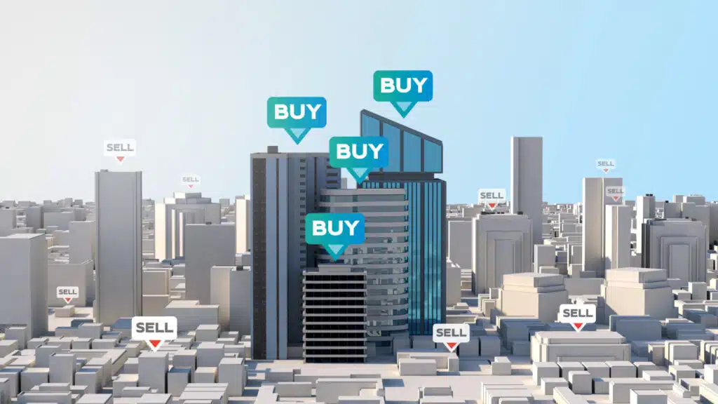 Modern building of property and real estate investment, 3d rendering. Should I form an LLC for real estate?