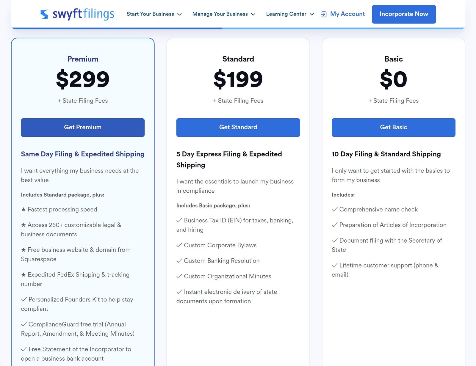 Swyft Filings new pricing 2023